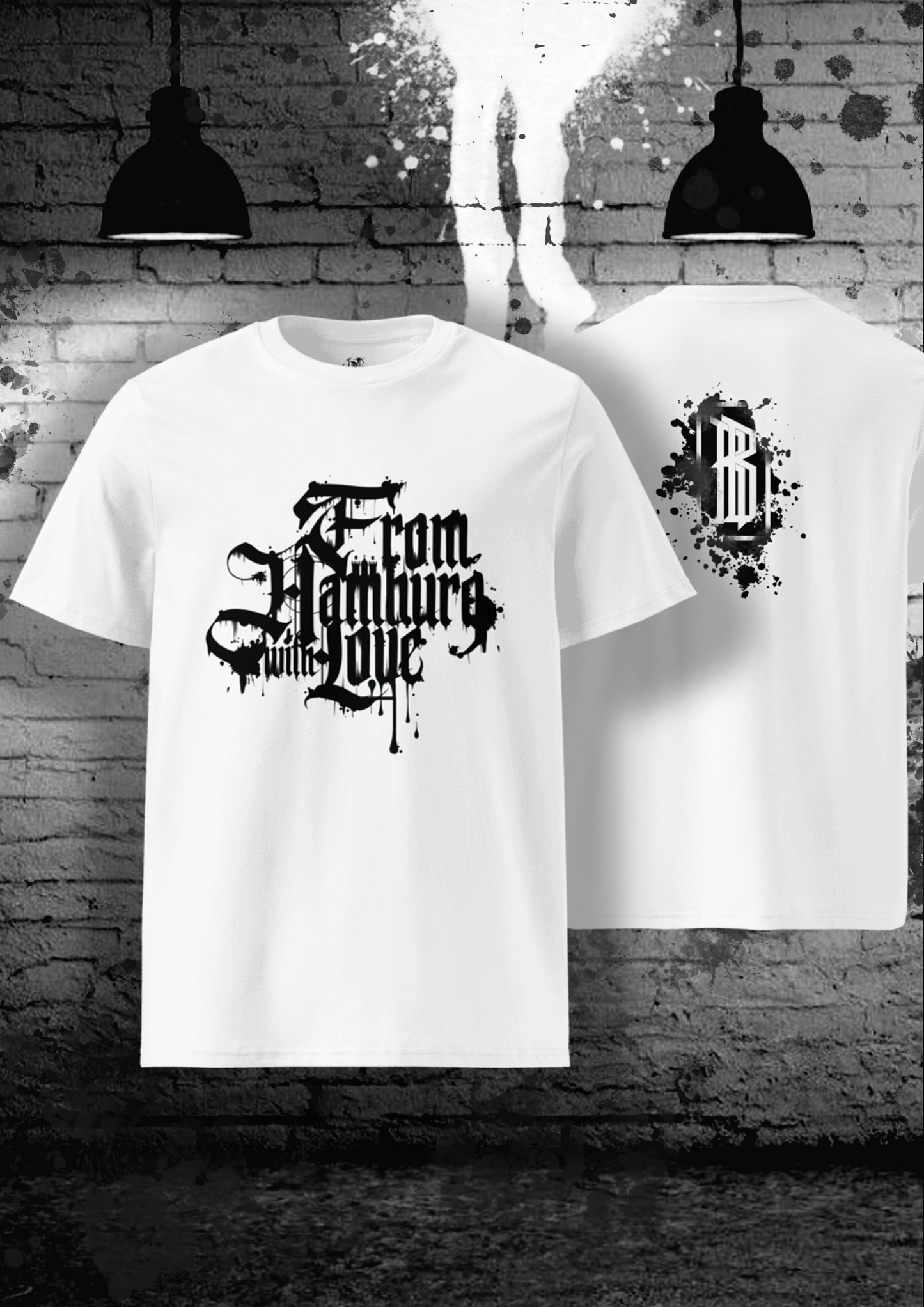 T-Shirt From Hamburg with Love white
