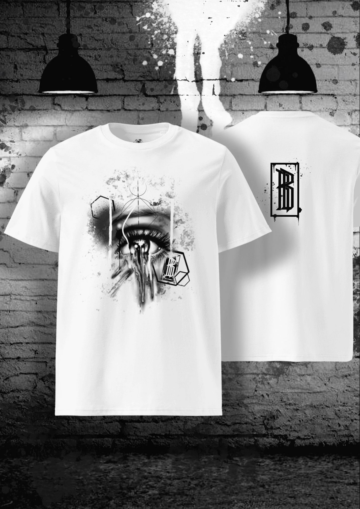 T-Shirt Abstraktes Auge