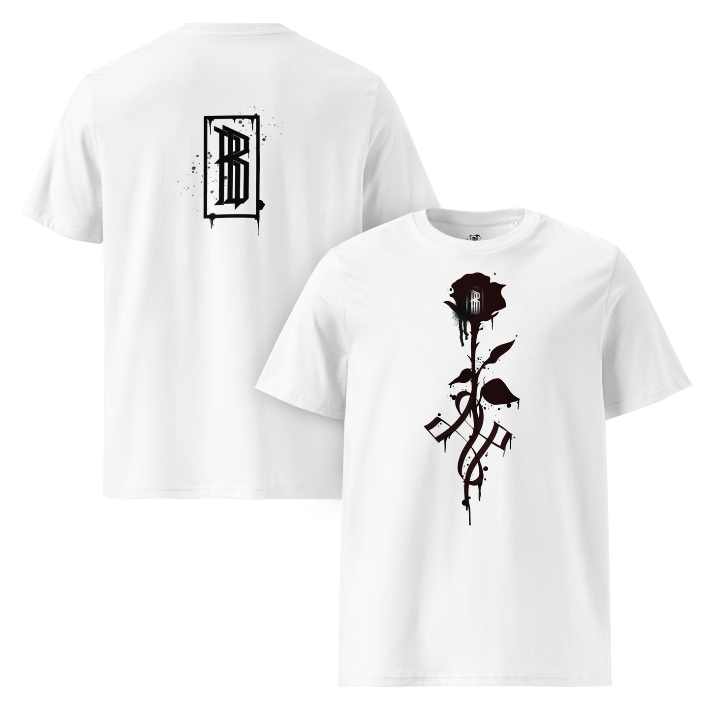 T-Shirt Black Rose